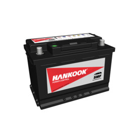 Hankook Calcium Starter battery, MF57412, 12V, 74Ah, layout 0, with thick battery poles