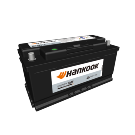 Hankook Calcium Starter battery, MF60045, 12V, 100Ah, layout 0, with thick battery poles